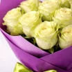 Букет зеленых роз. Фиолетовая фантазия 3
